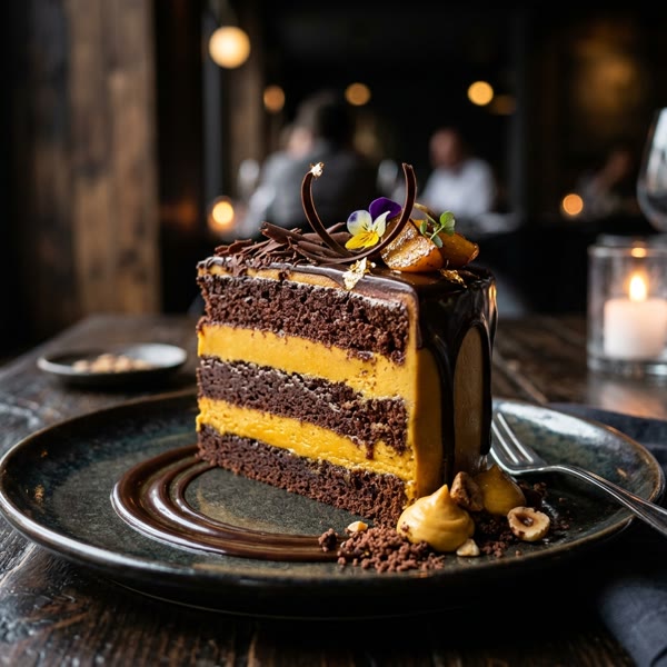 Chocolúcuma Cake